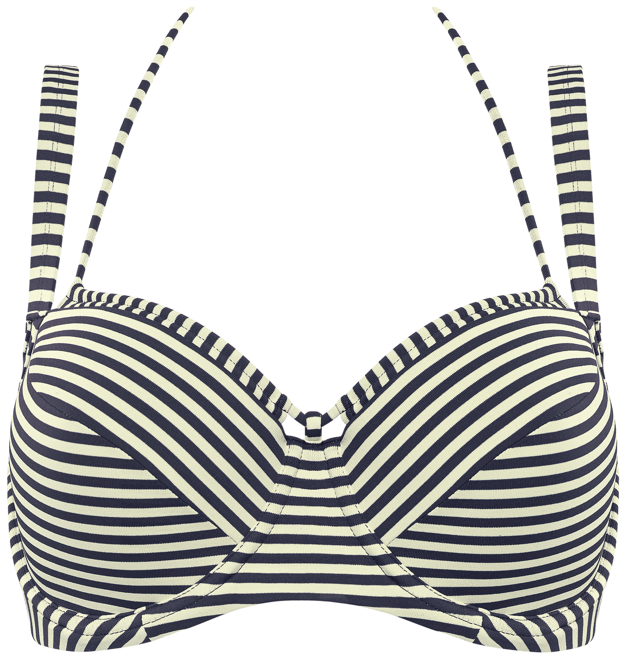 #holi-vintage-plunge-balcony-bikini-top-blue-ecru