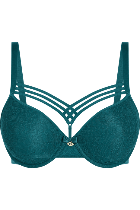 Dame de paris plunge bra lagoon blue