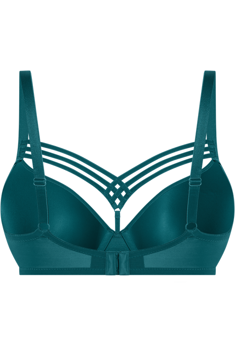 Dame de paris plunge bra lagoon blue