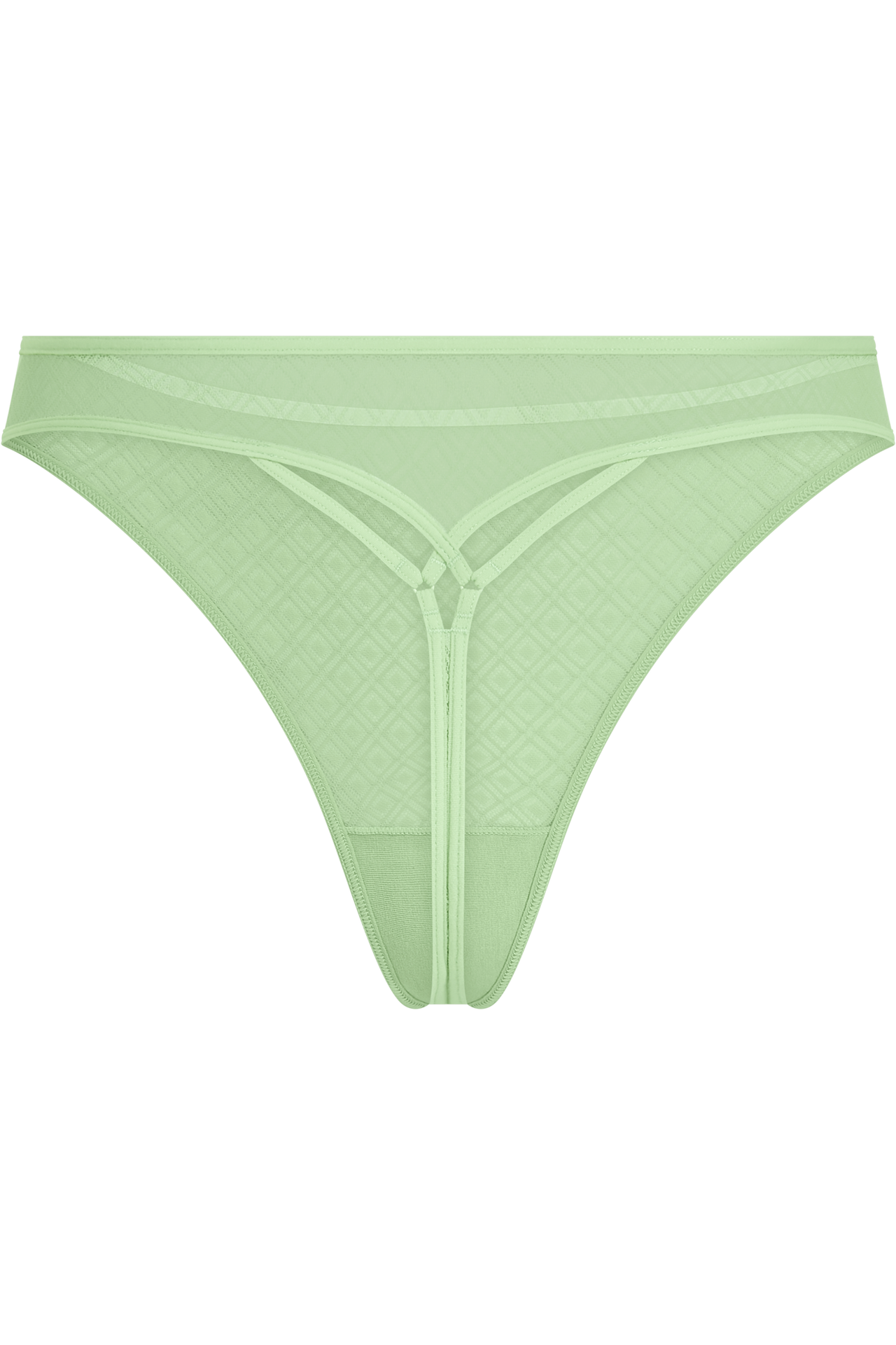 Seduction 4 cm thong pastel green