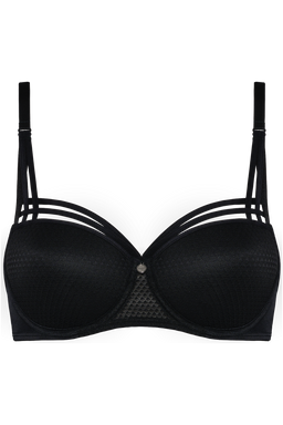 #dame-de-paris-balcony-bra-black-pyramid-mesh