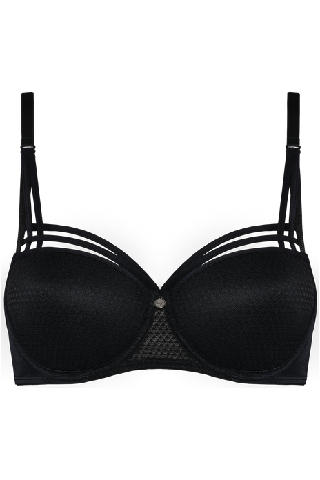 #dame-de-paris-balcony-bra-black-pyramid-mesh
