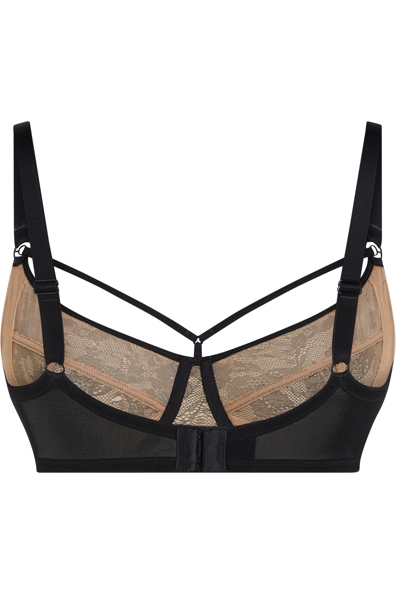 Space odyssey wired unpadded balcony black lace and sand