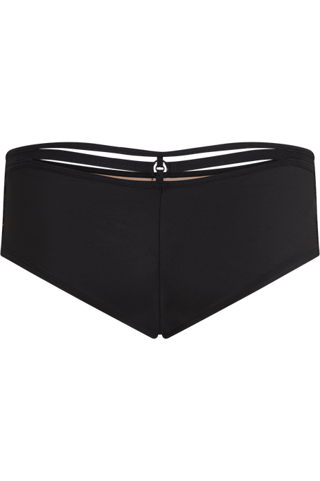 Space odyssey 12 cm brazilian shorts black lace and sand