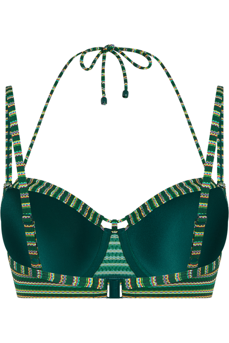 Holi vintage plunge balcony bikini top botanical garden