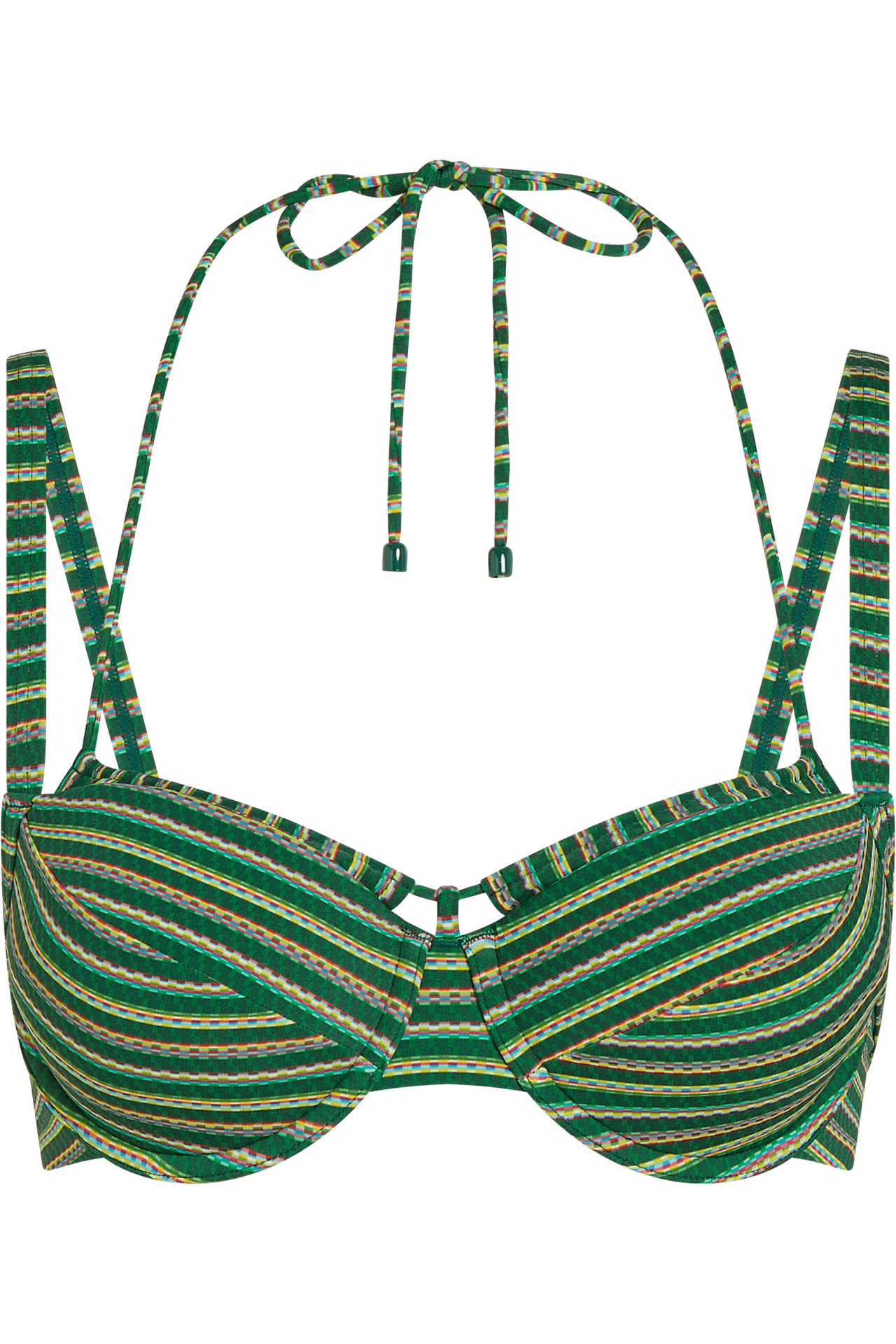 Holi vintage plunge balcony bikini top botanical garden