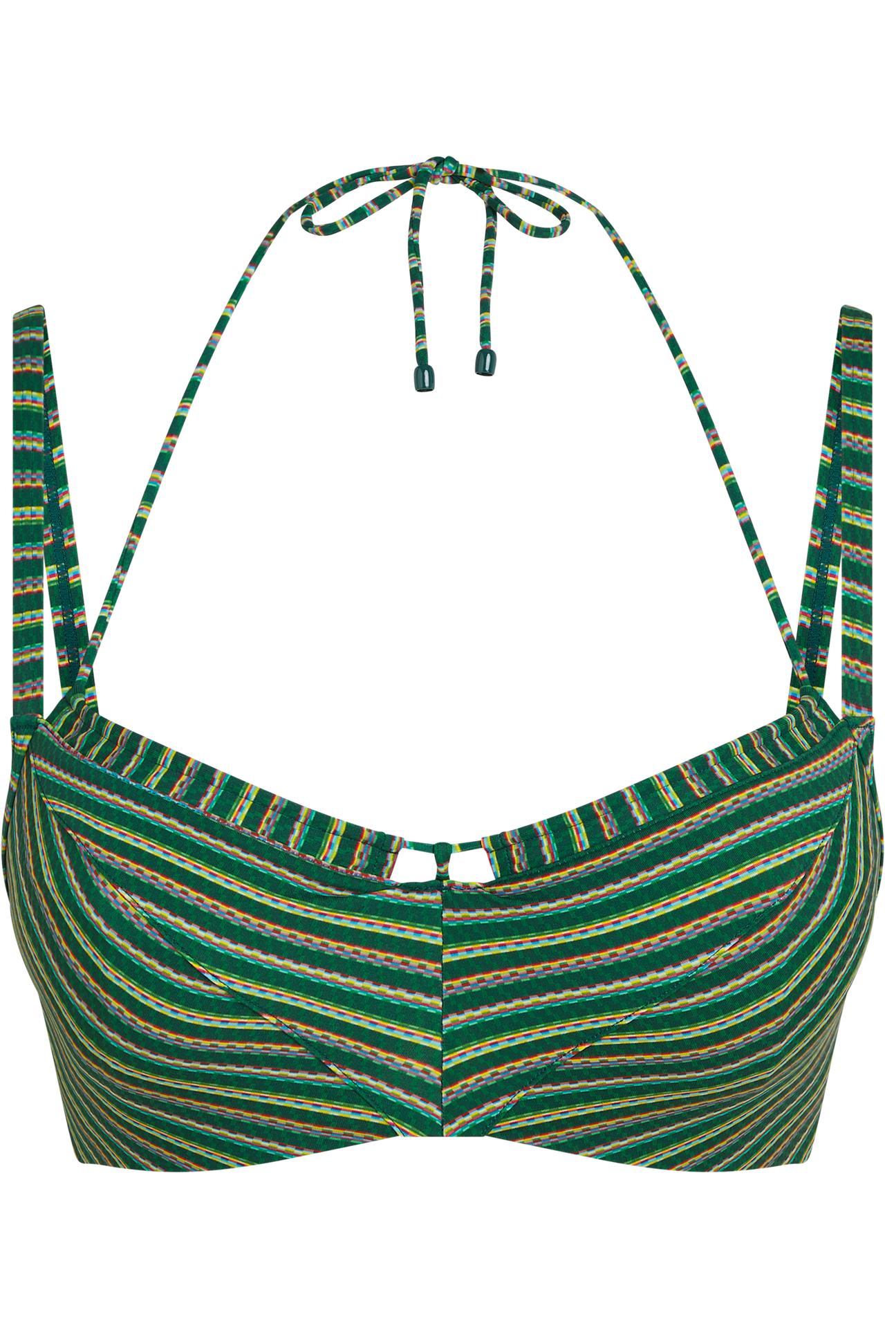 Holi vintage wired unpadded bikini top botanical garden