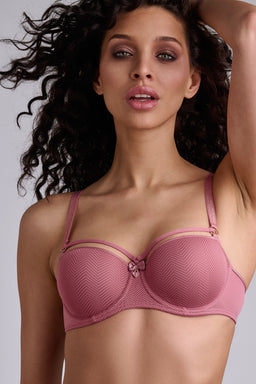 Space odyssey balcony bra rose and gold