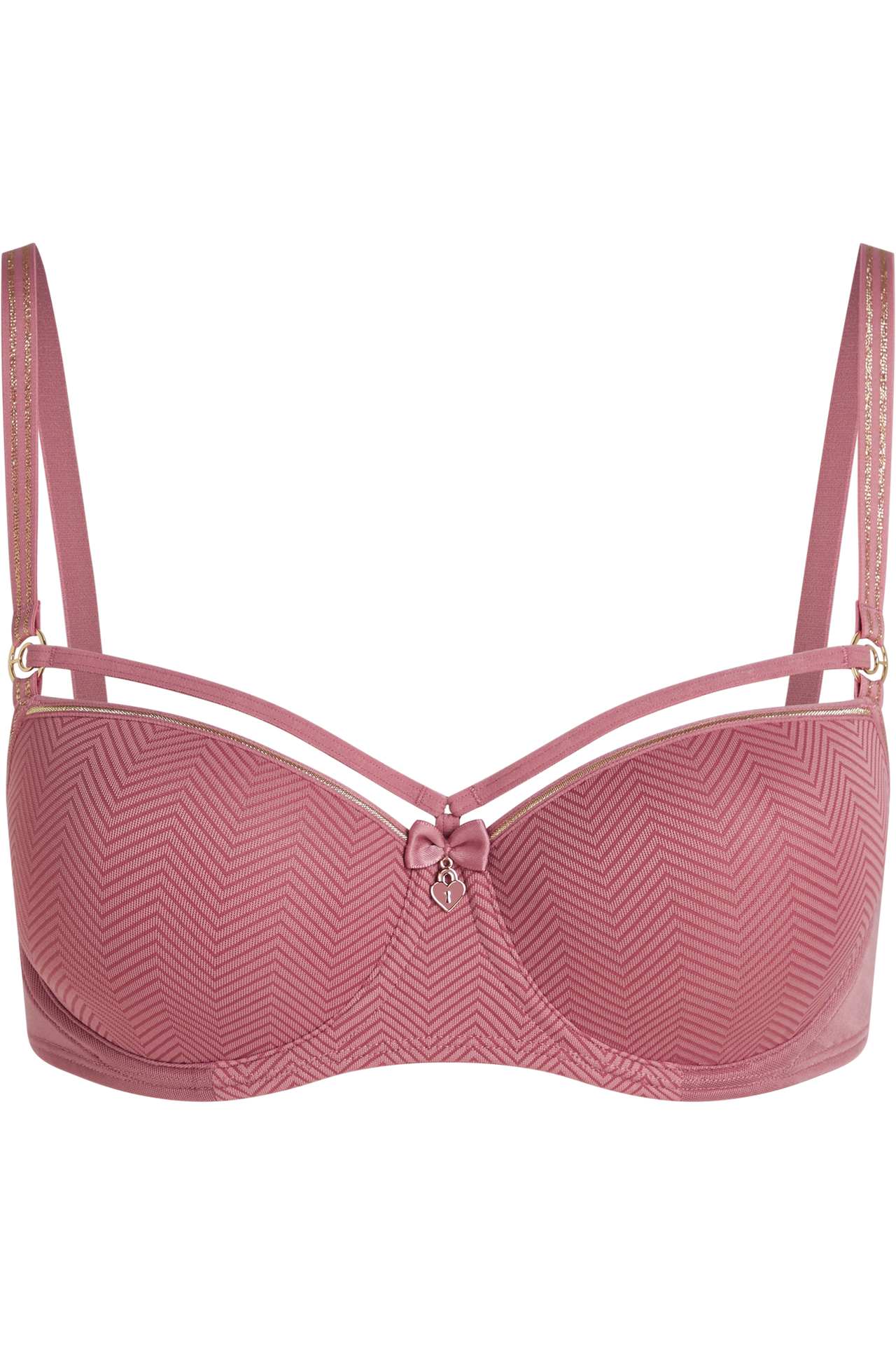 Space odyssey balcony bra rose and gold