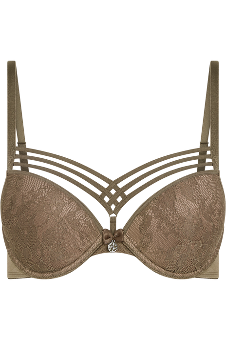 Dame de paris push up bra cappucino brown