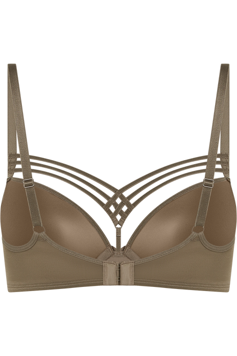 Dame de paris push up bra cappucino brown