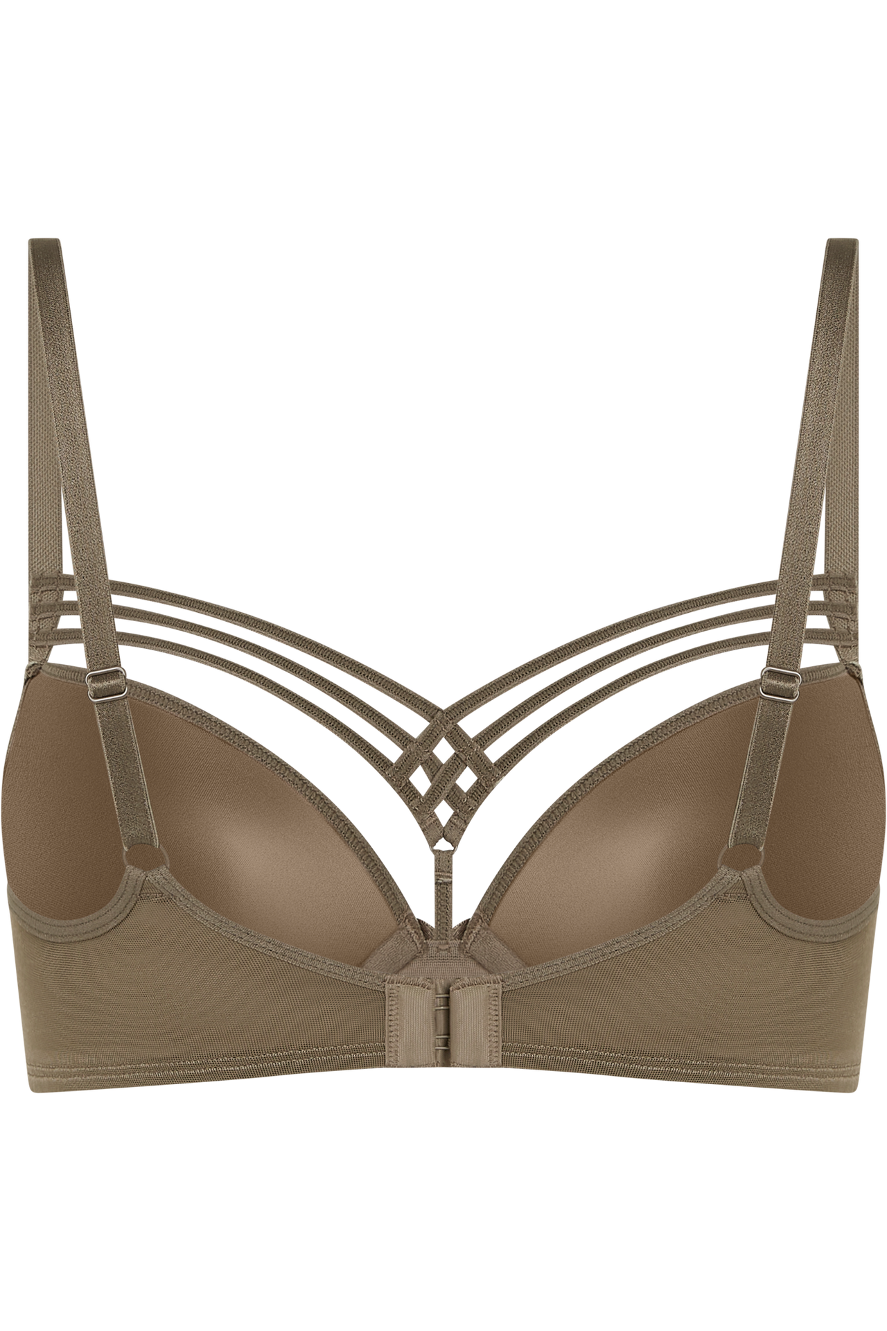 Dame de paris push up bra cappucino brown