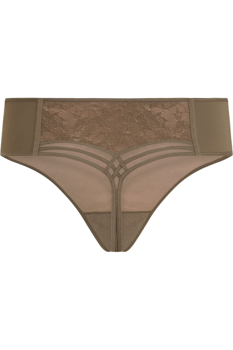 Dame de paris 7 cm thong cappucino brown
