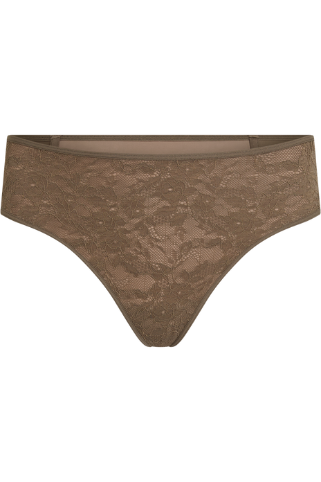 Dame de paris 7 cm thong cappucino brown