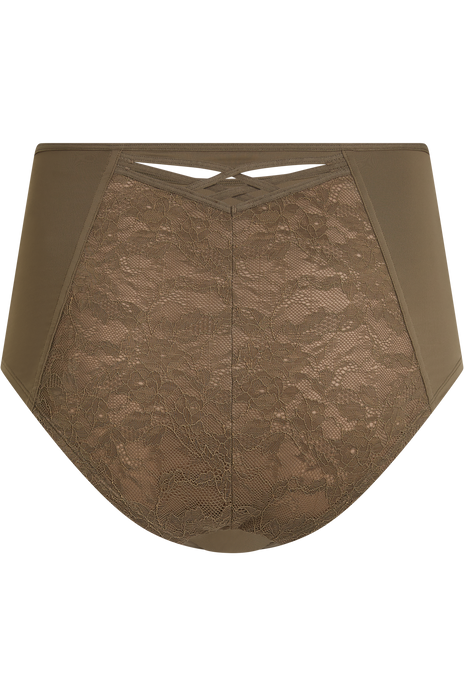 Dame de paris high waist briefs cappucino brown
