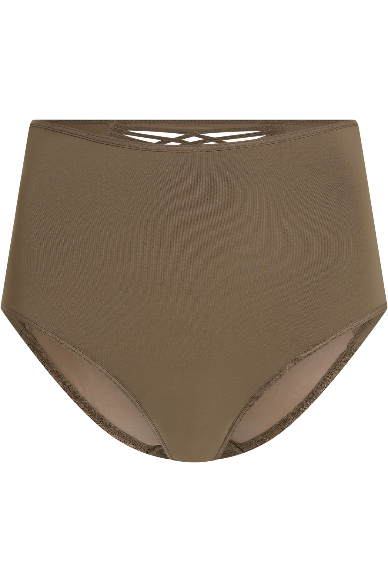 Dame de paris high waist briefs cappucino brown
