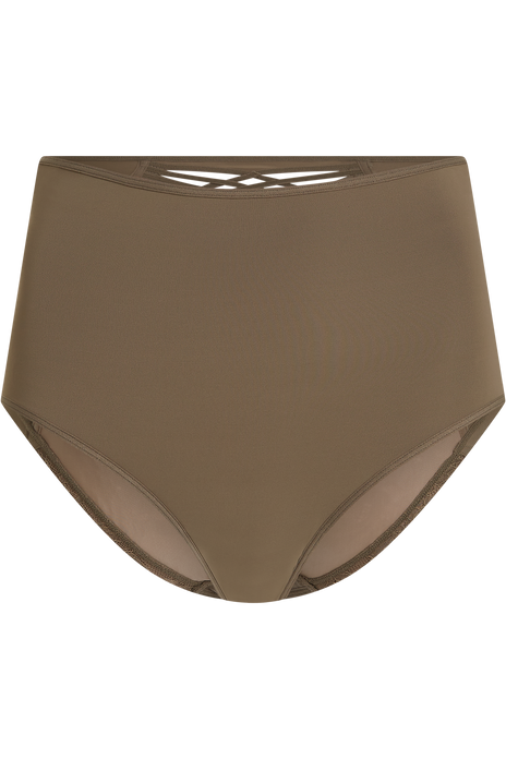 Dame de paris high waist briefs cappucino brown