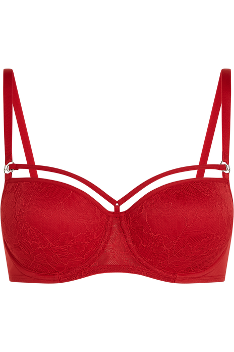 Space odyssey balcony bra red lace