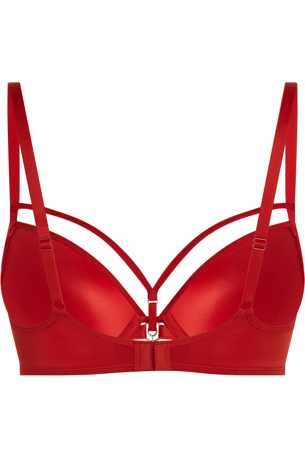 Space odyssey push up bra red lace