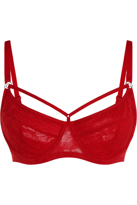 Space odyssey wired unpadded balcony red lace