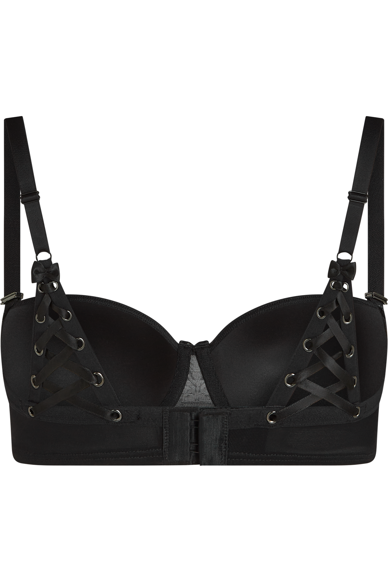 Rococo balcony bra royal black