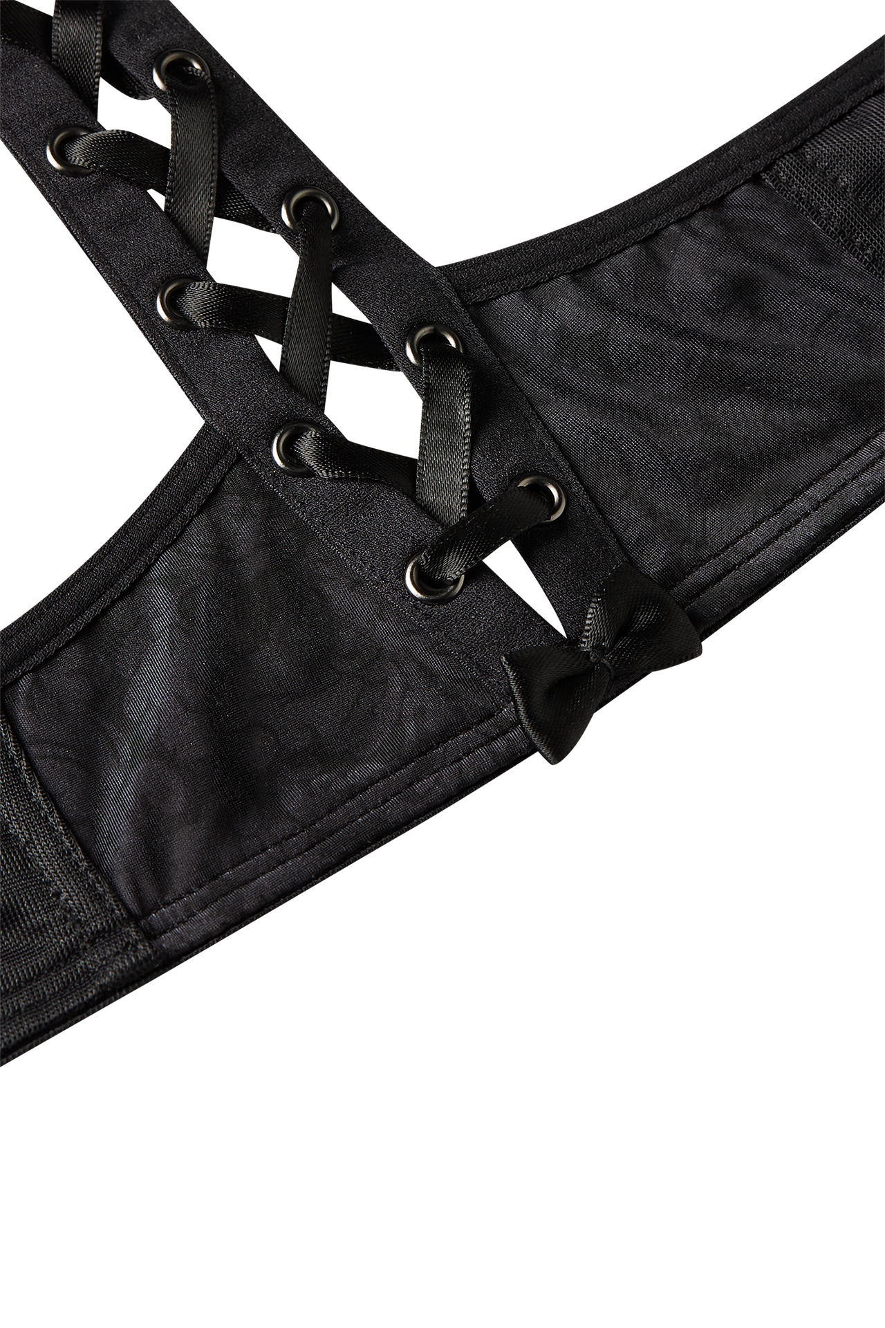 Rococo push up bra royal black