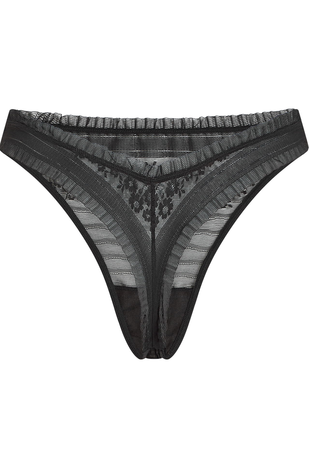 Rebel in lace butterfly thong black rebel