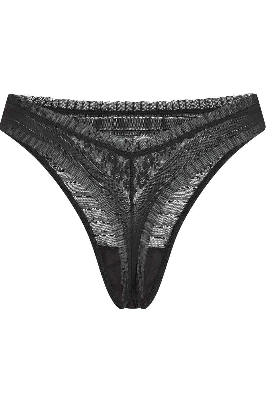 Rebel in lace butterfly thong black rebel