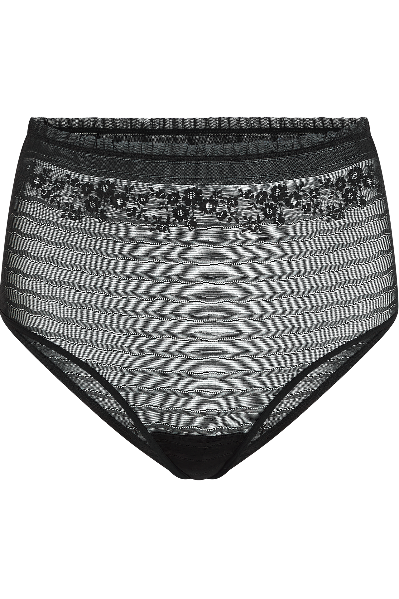 Rebel in lace high waist briefs black rebel