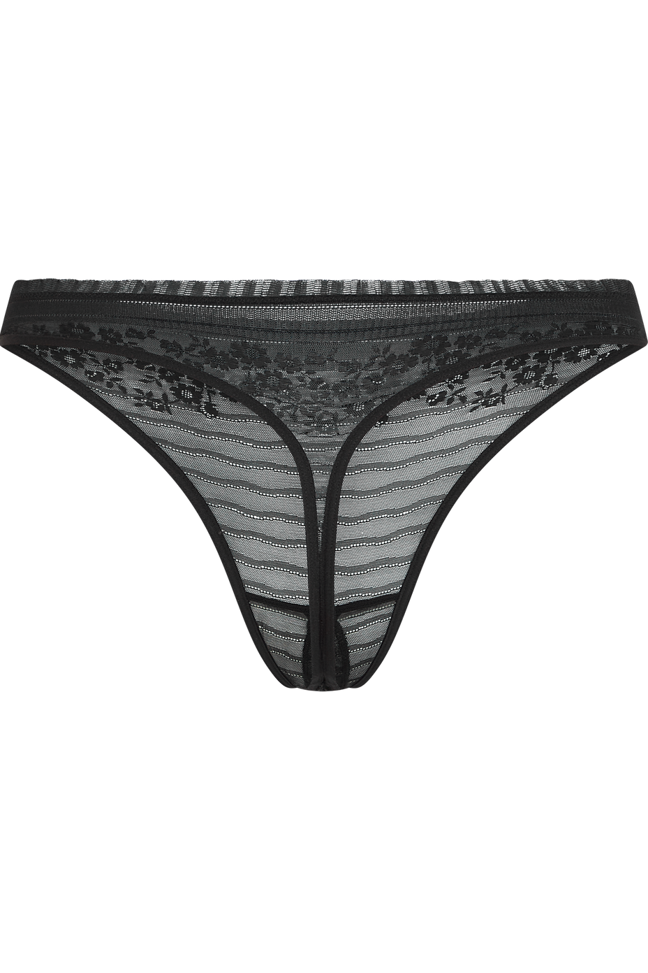 Rebel in lace 4 cm thong black rebel
