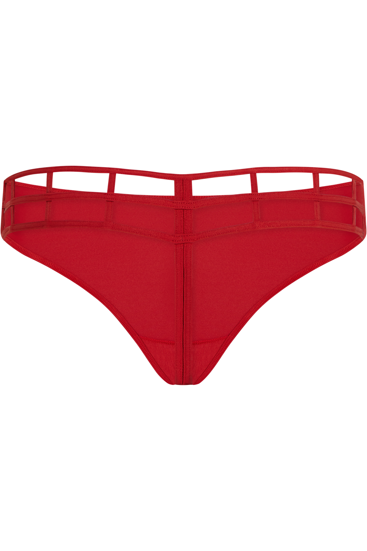 Leading strings 4 cm thong red