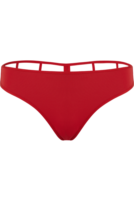 Leading strings 4 cm thong red