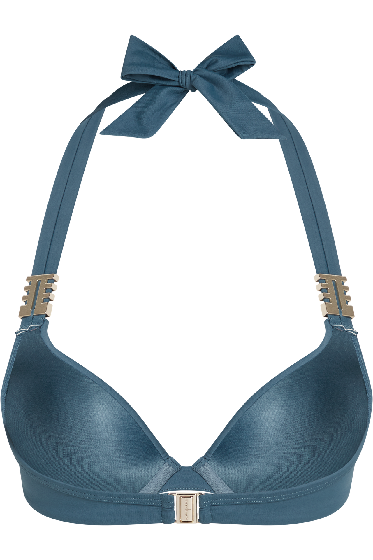 Royal navy push up bikini top air force blue