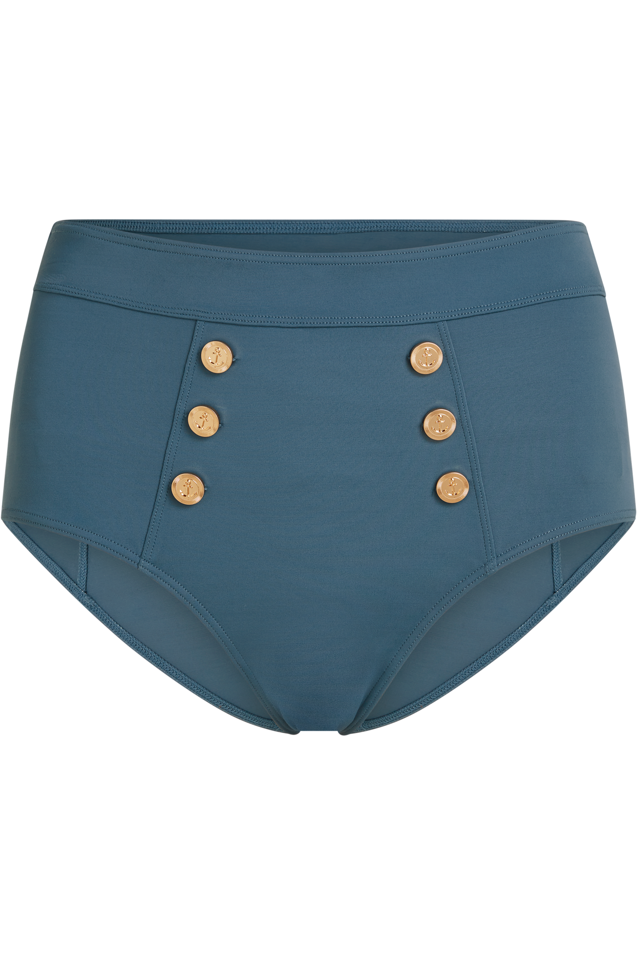 Royal navy high waist bikini bottom air force blue