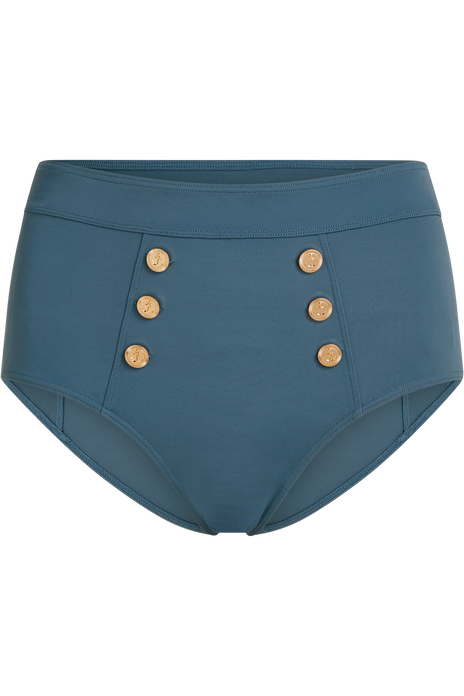 Royal navy high waist bikini bottom air force blue