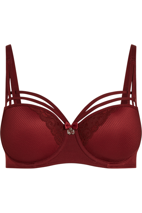 Dame de paris balcony bra midnight merlot