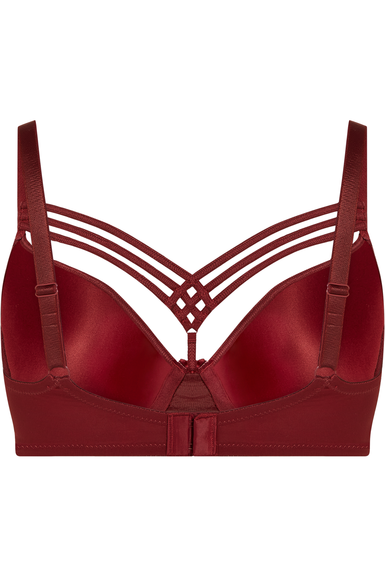Dame de paris plunge bra midnight merlot