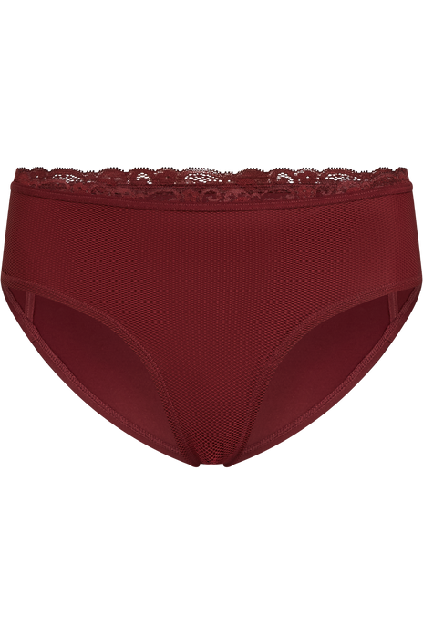 Dame de paris 8 cm brazilian briefs midnight merlot