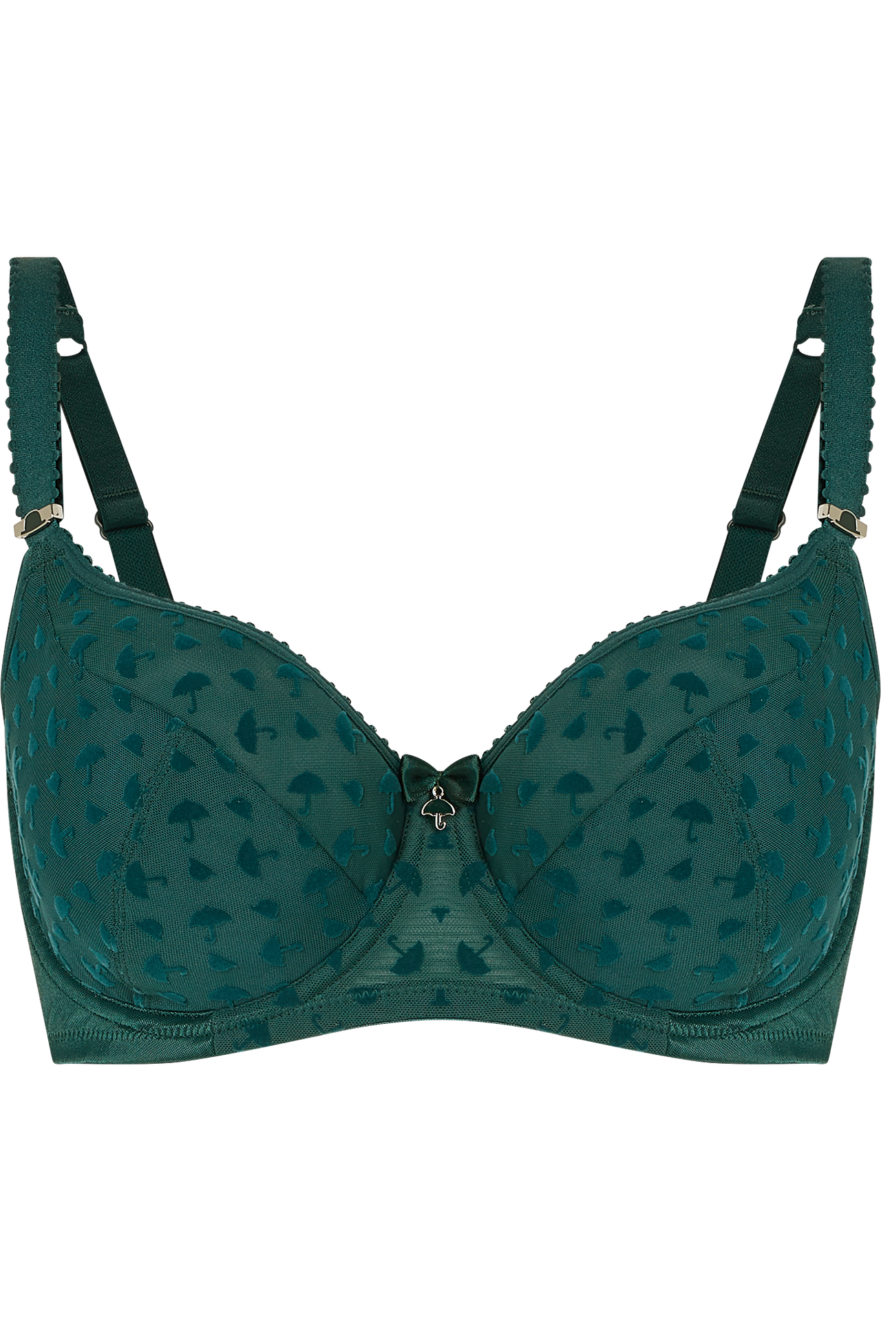 Incognita wired semi padded plunge balcony shadow green