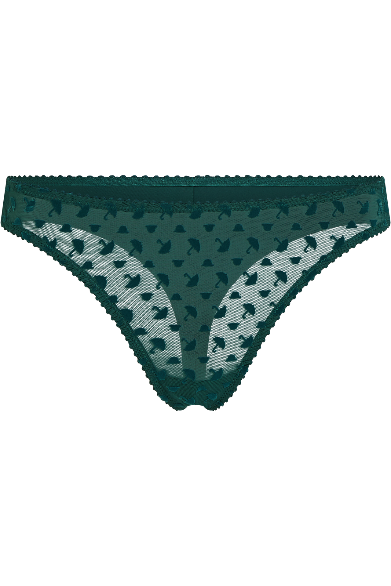 Incognita butterfly thong shadow green