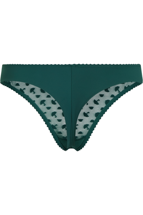 Incognita butterfly thong shadow green