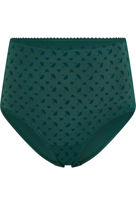 Incognita high waist briefs shadow green