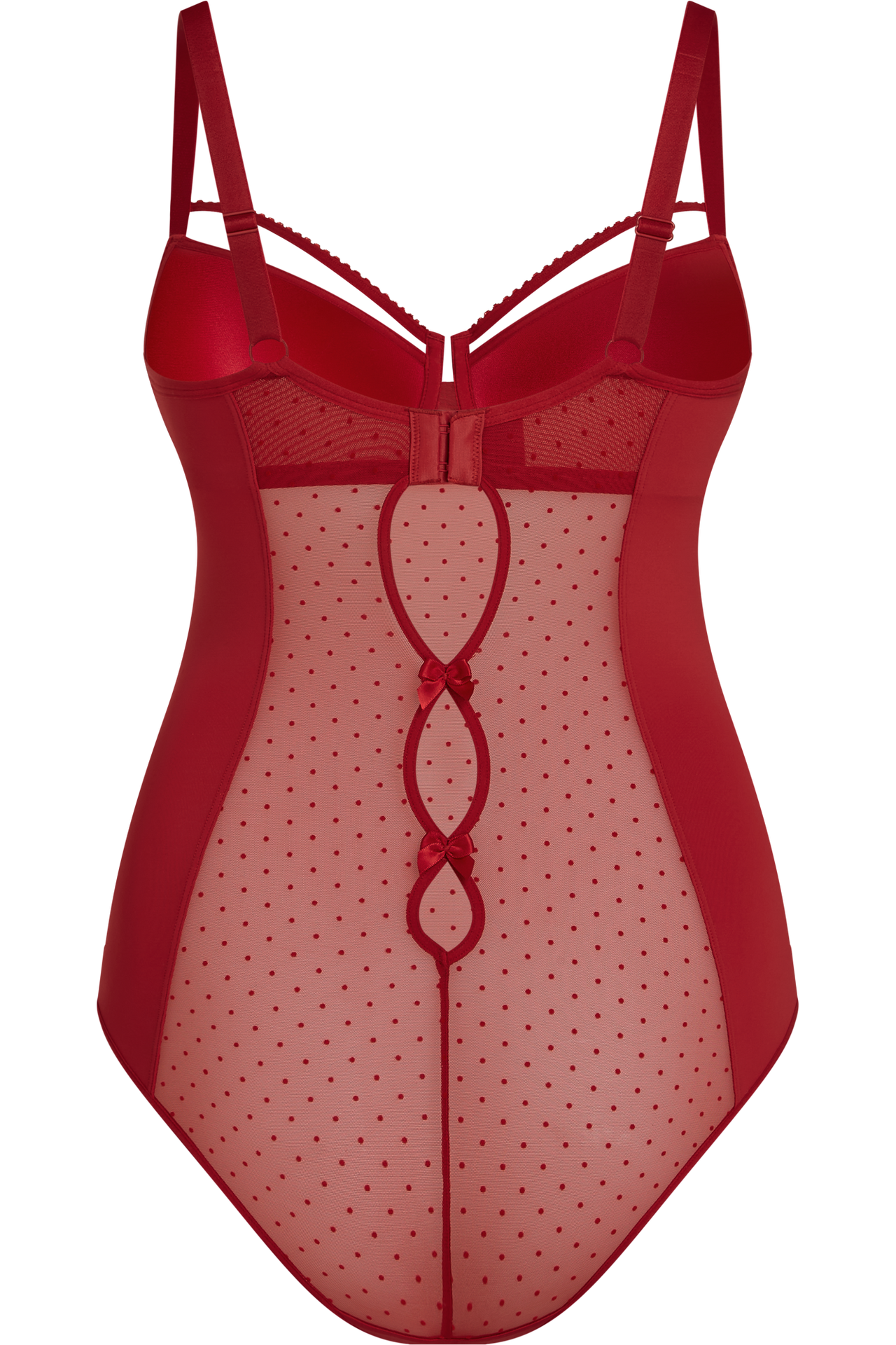 Peekaboo plunge balcony body red secret