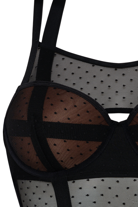 #flash-dance-plunge-balcony-body-sheer-black-polka-dot