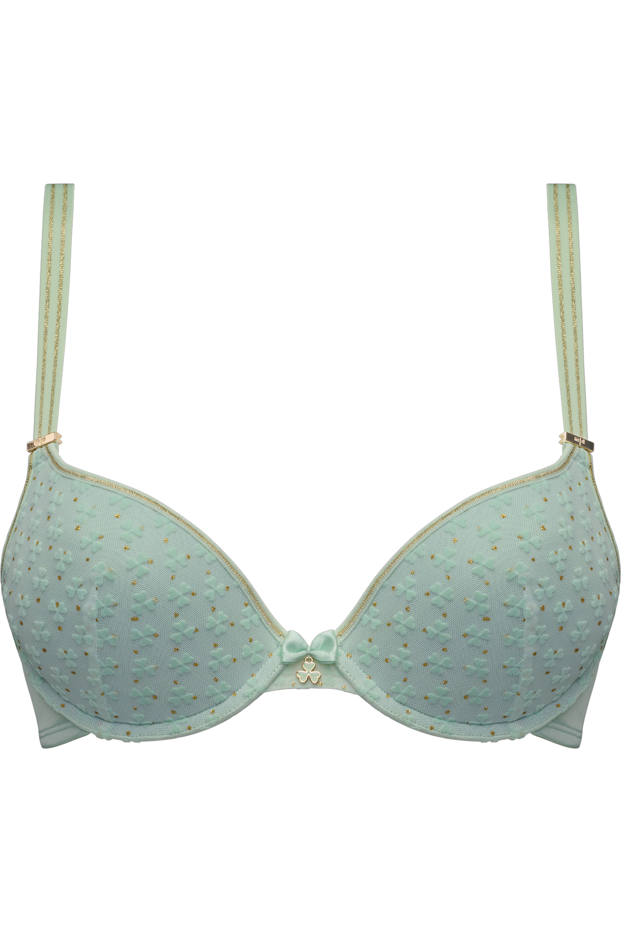 #lucky-clover-push-up-bra-green-clover-gold