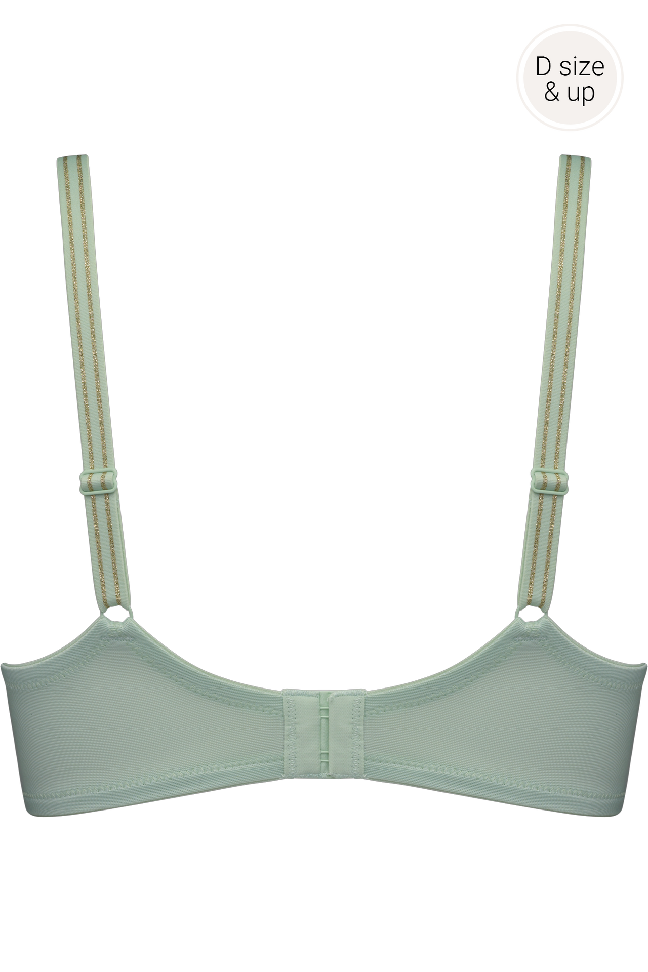 #lucky-clover-wired-semi-padded-plunge-balcony-green-clover-gold