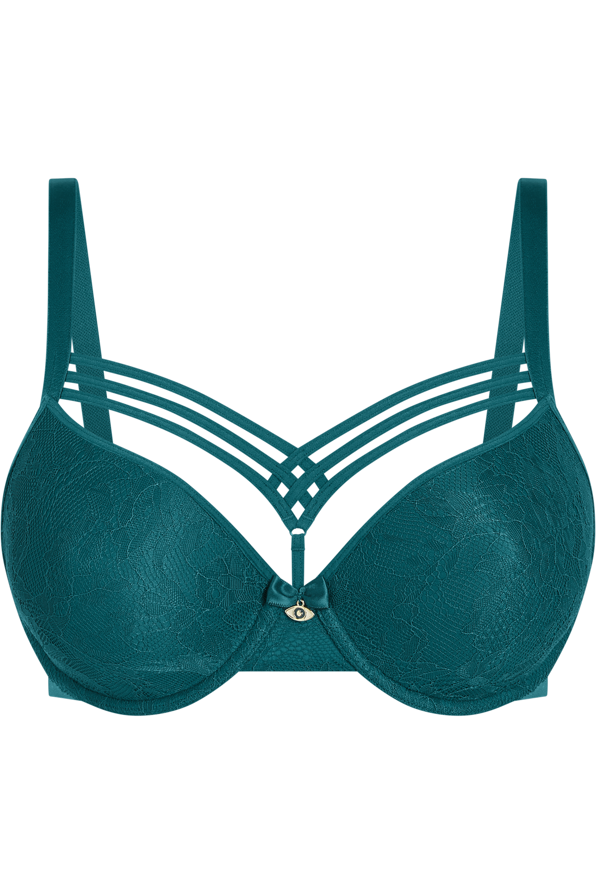 Dame de paris plunge bra lagoon blue