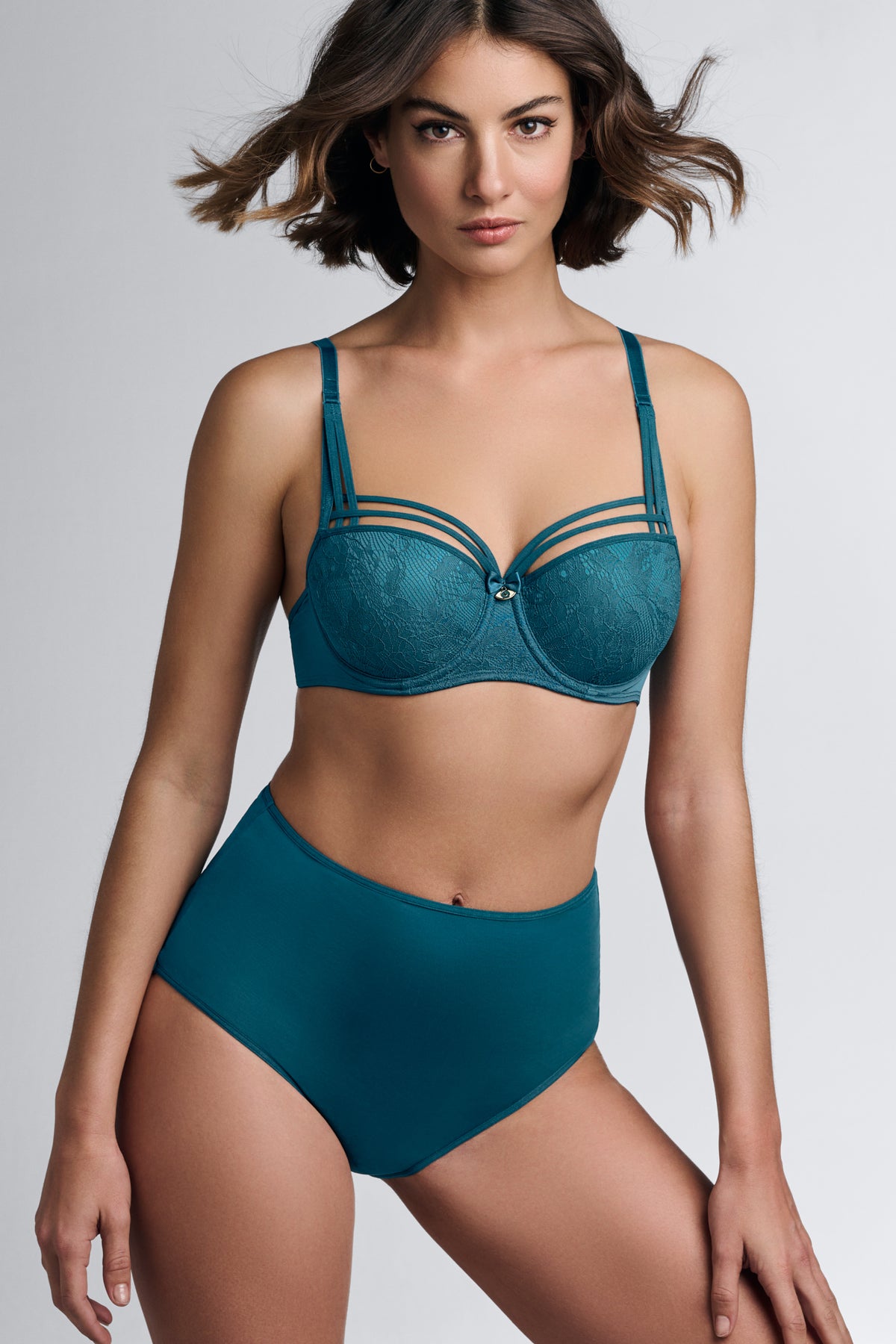 Dame de paris high waist briefs lagoon blue