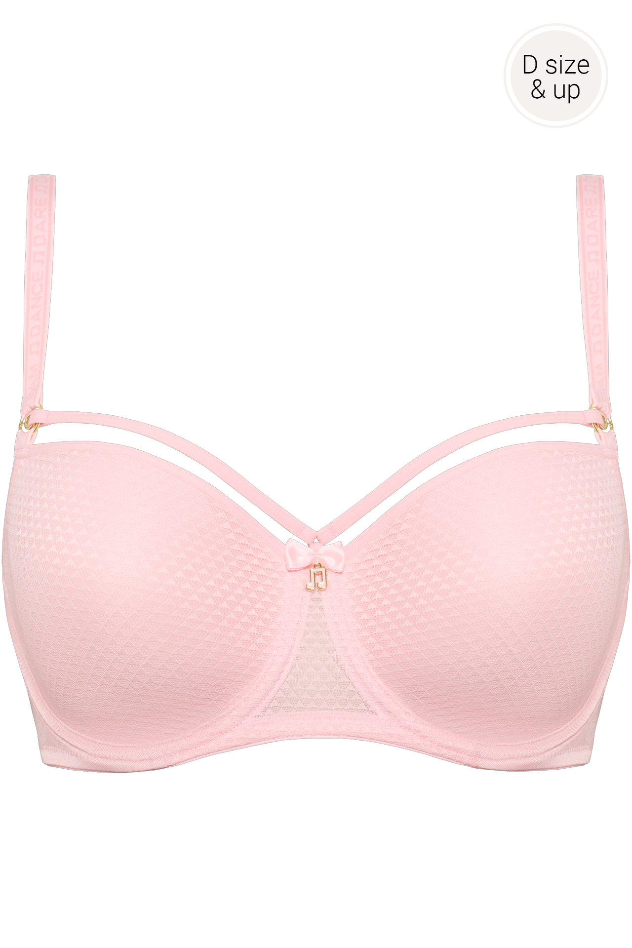 Space odyssey balcony bra blush pink