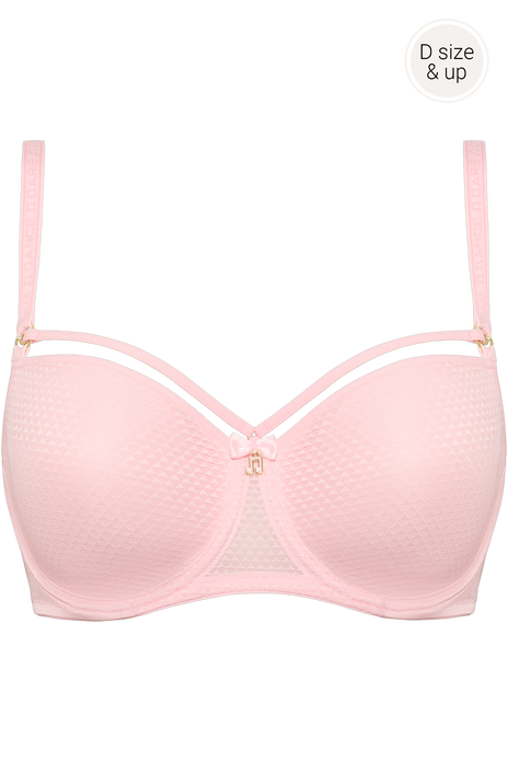 Space odyssey balcony bra blush pink
